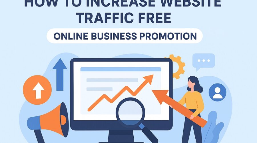 How to Increase Website Traffic Free: Online Business Promotion