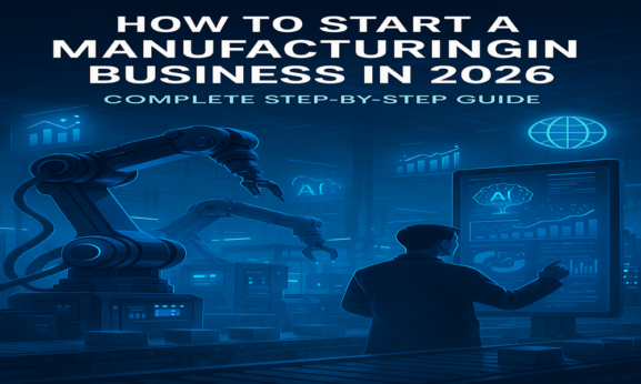 How to Start a Manufacturing Business in 2026 Complete Guide for Beginners