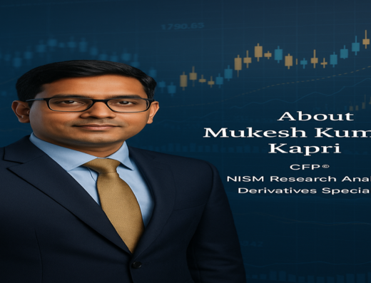 Mukesh Kumar Kapri – A Certified Financial Planner